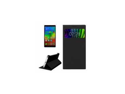 Púzdro Lenovo Vibe Z2 Pro knižkové s okienkom čierne