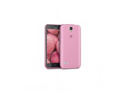 Puzdro Huawei Ascend Y5 ultra tenké priesvitné ružové