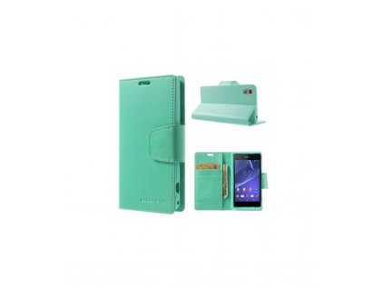 Púzdro Sony Xperia Z2 Sonata Diary mint