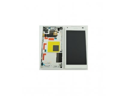LCD displej a dotyková plocha s rámom Sony Xperia Z5 Compact E5823 biely