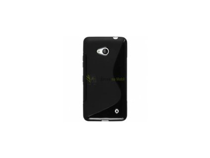 Silikonové púzdro Nokia Lumia 601 čierne