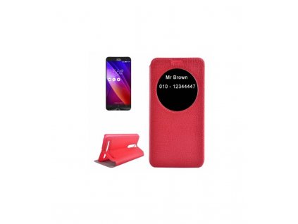 Púzdro Asus Zenfone 2 5,5 inch knižkové červené