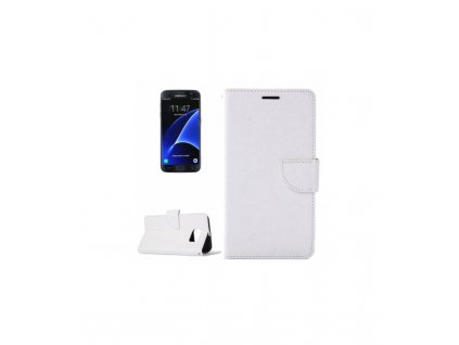 Puzdro Samsung Galaxy S7 Edge knižkové biele