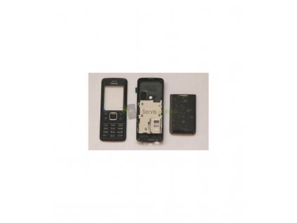 Zadný kryt a stredový rámik Nokia 6300 čierna farba
