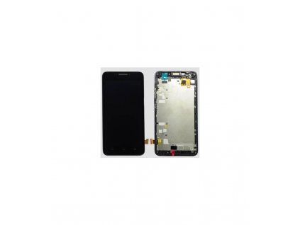 LCD displej a dotyková plocha s rámom Huawei G630 čierna farba