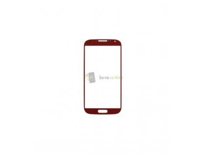 Sklo Samung Galaxy S4 i9505 - červená farba