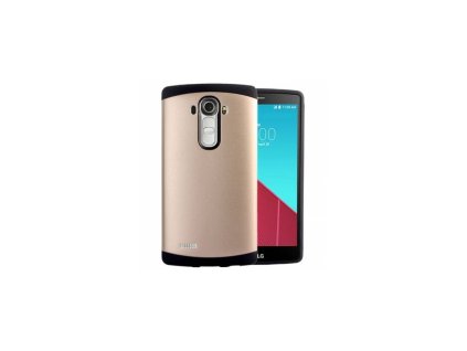 Púzdro LG G4 hard armor case zlato čierna farba