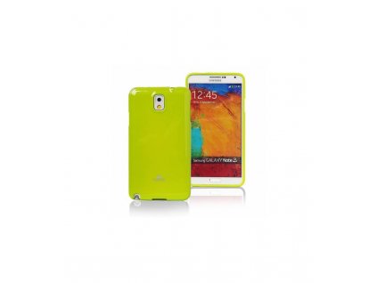 Púzdro na Samsung Galaxy Note3, jelly case limetkové