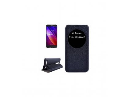 Púzdro Asus Zenfone 2 5,5 inch knižkové čierne