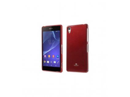 Púzdro na Sony Z1, jelly case červené