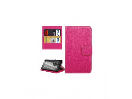 Knižkové puzdro Nokia Lumia 650 ružová farba