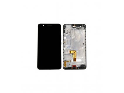LCD displej a dotyková plocha s rámom Huawei Honor 6 čierna farba