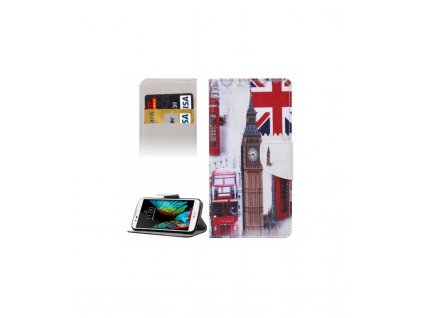 Knížkové puzdro na LG K10 s motívom Londýna
