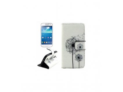 Knižkové puzdro na Samsung Galaxy S4 mini s obrázkom púpavy