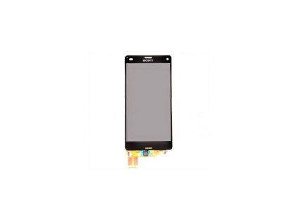 LCD displej a dotykove sklo s rámom vhodné pre Sony Xperia Z3 compact USED čierna farba