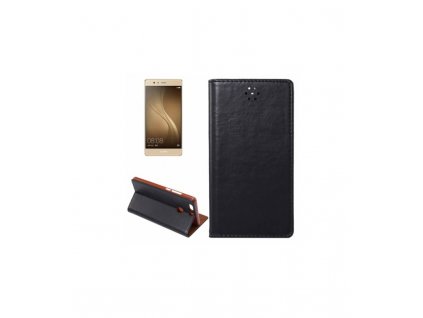 Elegantné puzdro Huawei P9 Plus knižkové čierne