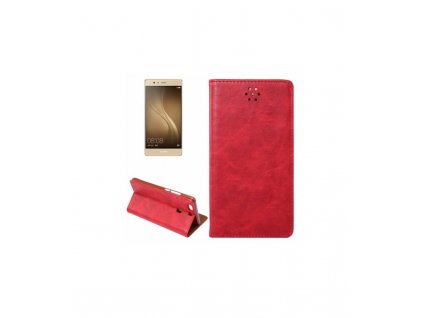 Elegantné puzdro Huawei P9 Plus knižkové červené