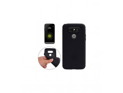 Puzdro LG G5, G5 SE gumené čierne