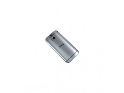 Komplet kryt HTC One M8 - strieborná farba