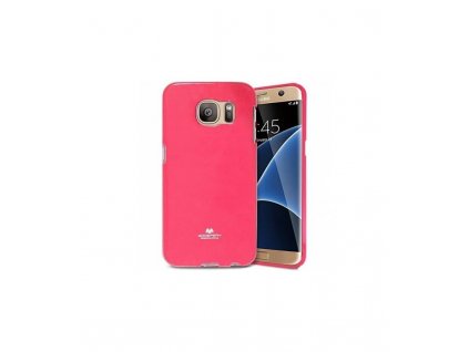 Puzdro Samsung Galaxy S7 Edge Jelly Case silno ružová