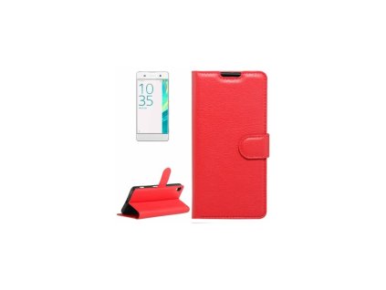 Puzdro Sony Xperia XA knižkové červené