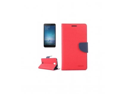 Puzdro Xiaomi Redmi Note 2 Fancy Diary červené