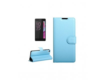 Puzdro Sony Xperia E5 knižkové modré