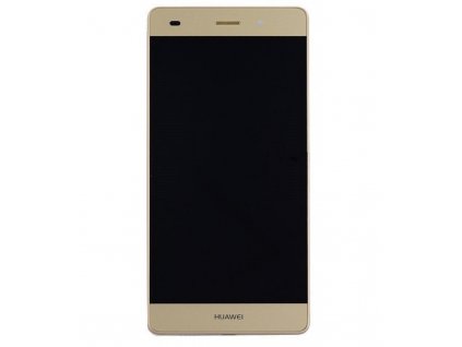 LCD displej a dotyková plocha s rámom Huawei P8 lite zlatá farba