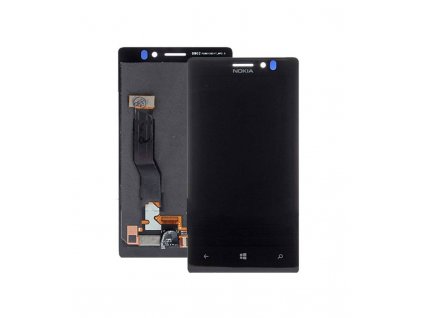 LCD displej a dotyková plocha Nokia Lumia 925 čierna farba