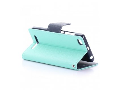 Puzdro Fancy Diary Xiaomi Redmi 3 mentolové