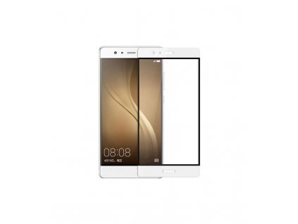 3D Ochranné tvrdené sklo na displej Huawei P9 plus biele