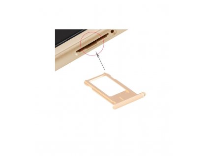 Držiak SIM karty iPhone 6S Plus ružový