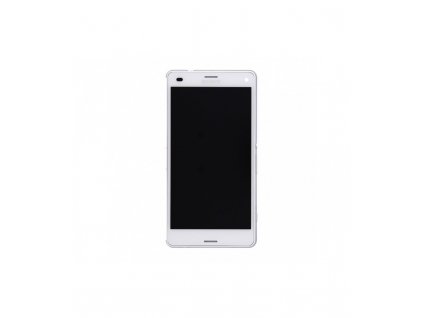 Originál LCD displej a dotyková plocha s rámom Sony Xperia Z3 compact D5803 biela farba