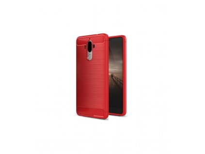 Puzdro Huawei Mate 9 karbonová textúra červené