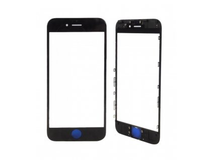Dotykové sklo s rámom iPhone 6s plus OCA film čierna farba