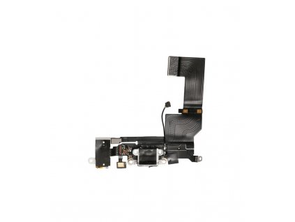 iPhone SE - nabíjací konektor + flex (Čierna)