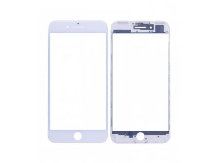 Dotykové sklo s rámom iPhone 7 plus biela farba