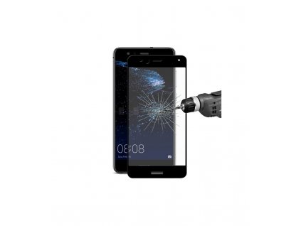 0.26mm 9H Ochranné tvrdené sklo Huawei P10 Lite čierna farba