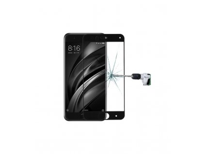0.33mm 9H Ochranné tvrdené sklo Xiaomi Mi6 čierna farba