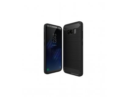 Puzdro karbonová textúra Samsung Galaxy S8 Plus čierne