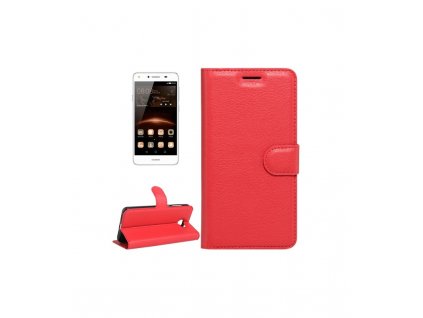 Puzdro Huawei Y5 II knižkové červené