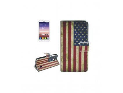 Puzdro Huawei Y625 kinžkové s motívom vlajky USA