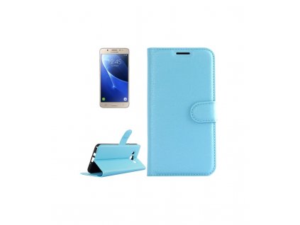 Puzdro Samsung Galaxy J7 (2016) J710 knižkové modré
