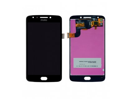 LCD Displej + Dotykové sklo Motorola Moto E4 čierna farba