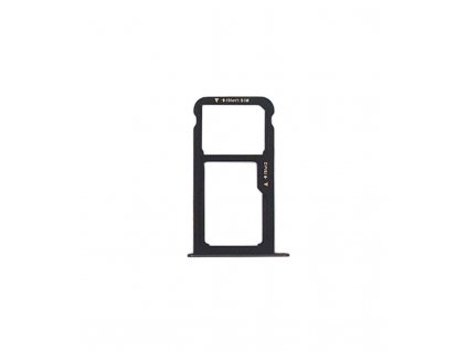 Držiak sim karty a pamäťovej karty Huawei Nova Smart/ Honor 6C čierna farba