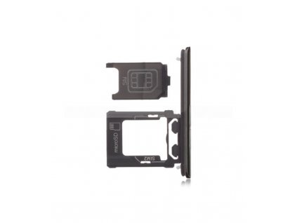 Držiak SIM a pamäťovej karty Sony Xperia XZ Premium čierna farba