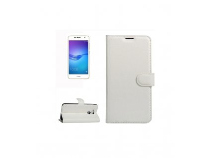 Knižkové puzdro Huawei Honor 6c / Nova Smart biela farba
