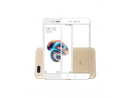 Ochranné tvrdené sklo Xiaomi Mi A1/ MI 5X 9H biela farba