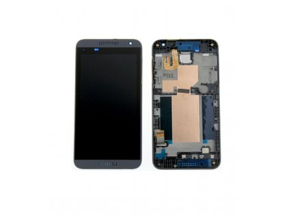 LCD Displej a dotyková plocha s rámom HTC Desire 610 čierna farba