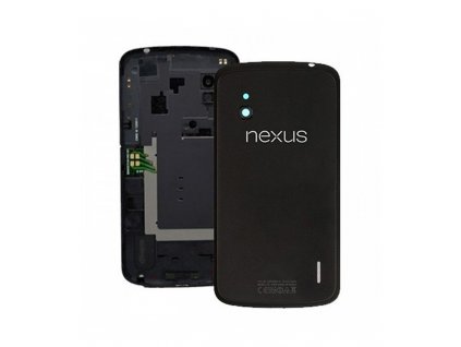 Zadný kryt LG Nexus 4 E960 čierna farba